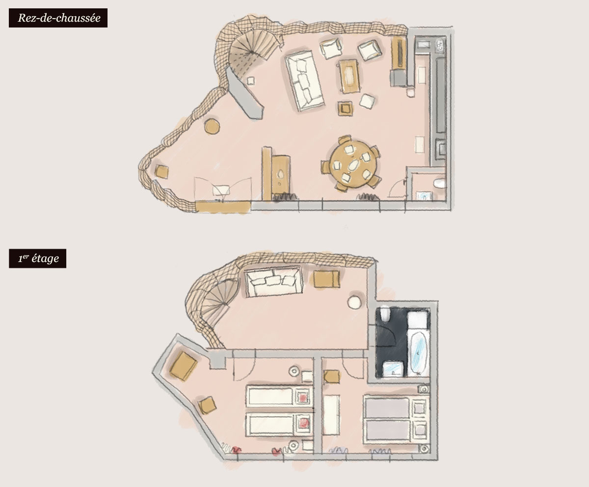 Plan du Ferienhaus „Winstub“