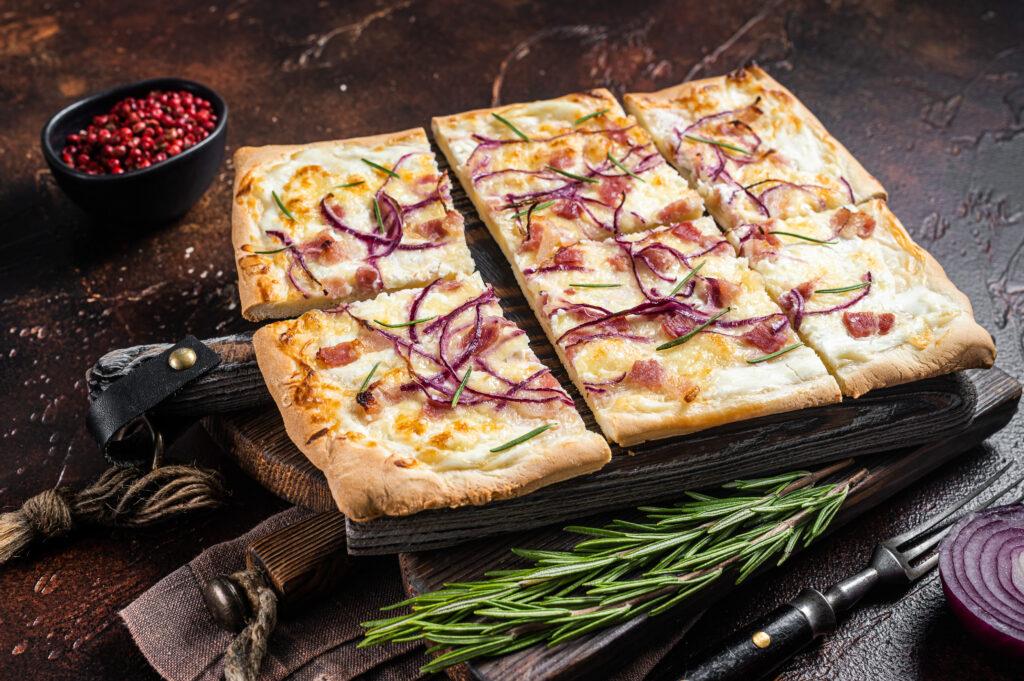 tarte flambée alsacienne